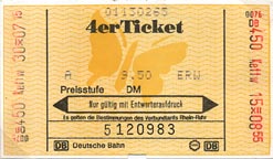 Vierer Ticket