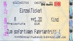 Einzel Ticket